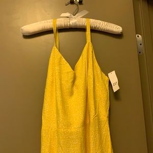 GAP Smocked back spaghetti straps summer dress